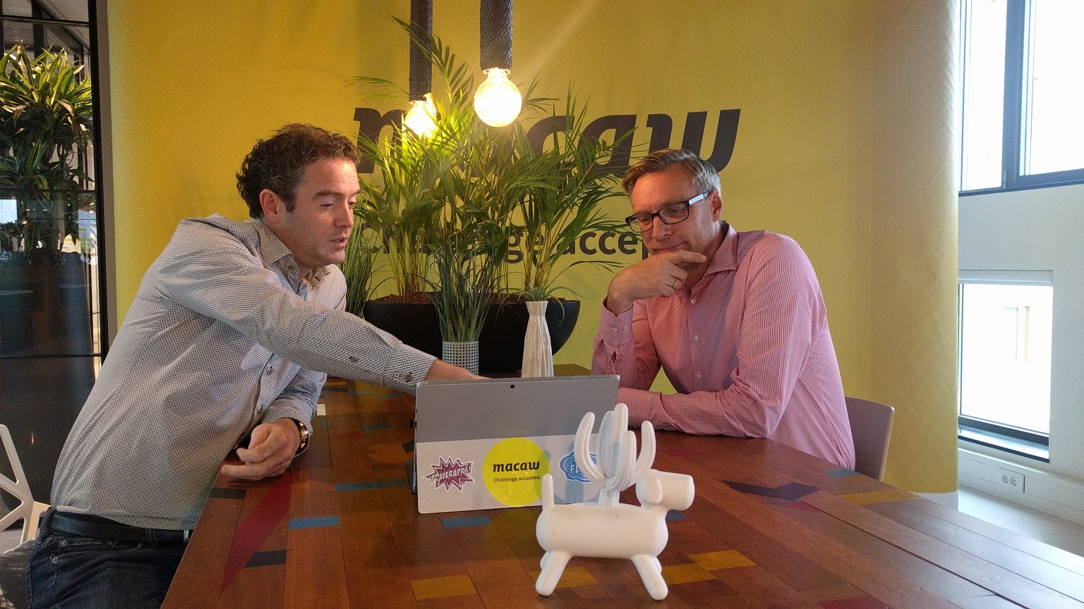 Dirk Zekveld en Rob Eskes zijn Business Consultant bij Macaw